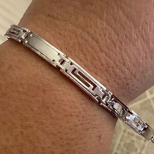 Sterling SILVER 925 GREEK DESIGN WOMAN BRACELET NEW​